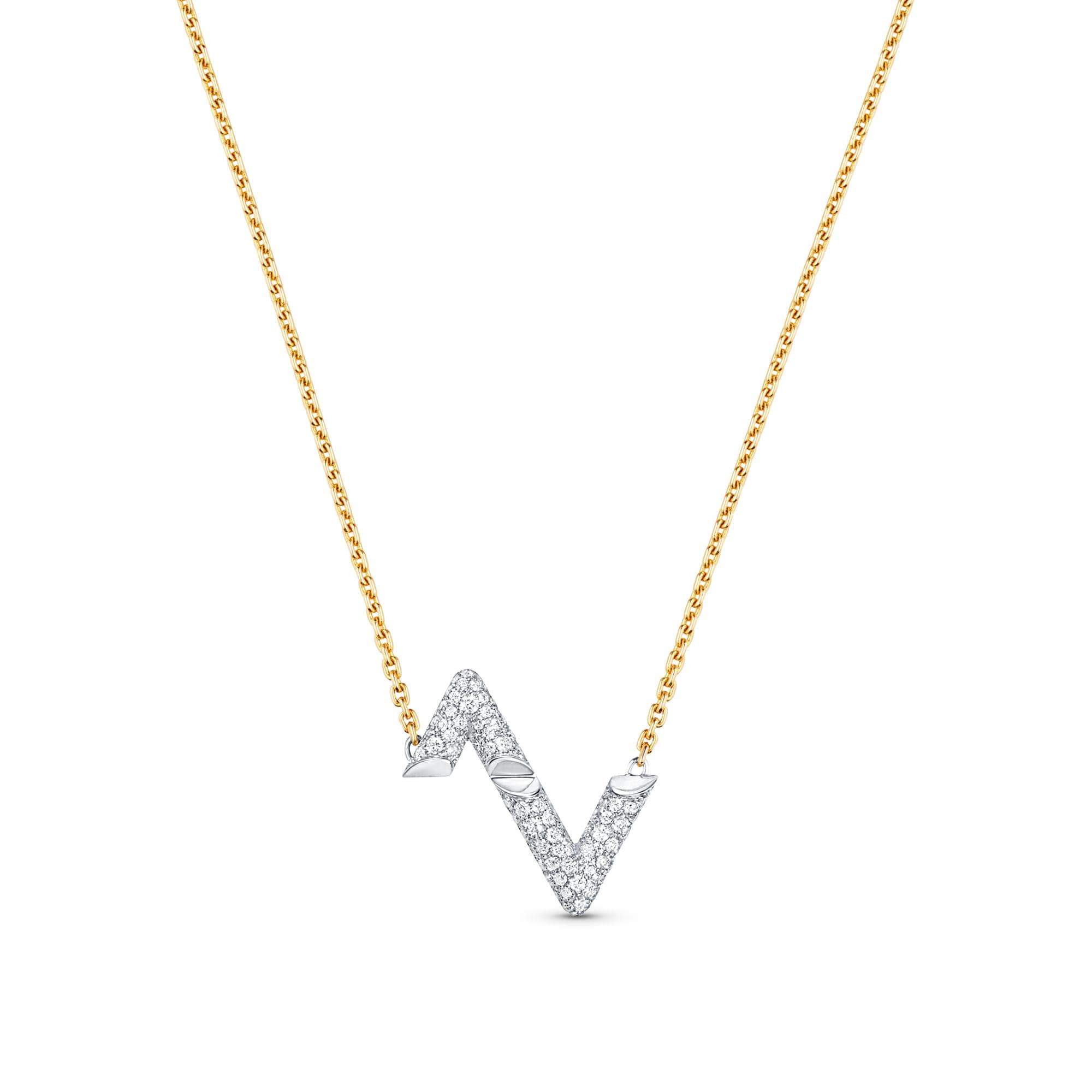 Lv deals diamond pendant